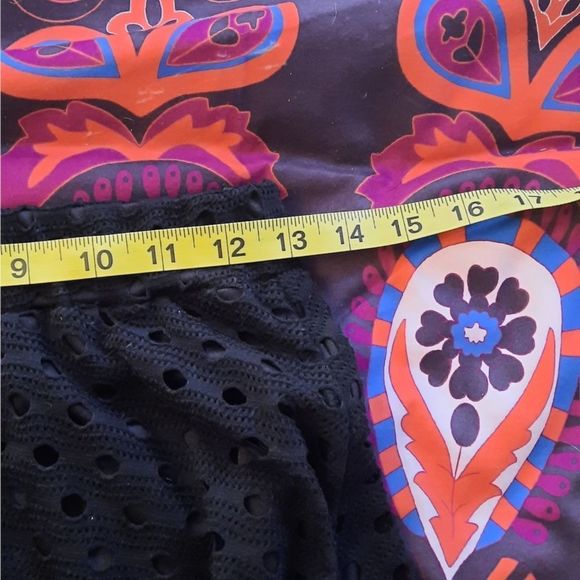 Joe B Eyelet Skirt Mini Black Size Medium - Picture 6 of 9